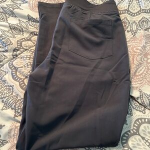 Women's small gray mandala scrub pants